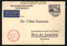 Zeppelin LZ 127 S�damerikafahrt 1930 Graf Zeppelin Mi # 439 X EF (52291)