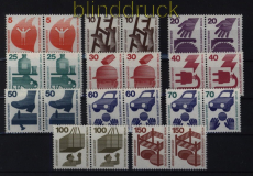 Berlin Mi # 402/11 und 453 postfrisch Unfallverhtung waagerechte Paare (52541)