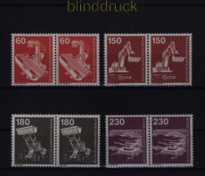Berlin Mi # 582/86 postfrische waagerechte Paare Industrie und Technik (52563)