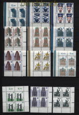 Bund Mi # 1339/2009 postfrisch Sehensw�rdigkeiten 4er-Bl�cke vom Eckrand (52523)