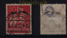 dt. Reich Mi # 186 gestempelt geprft Infla Berlin und Peschl (52404)
