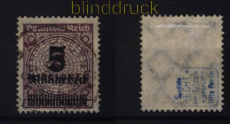 dt. Reich Mi # 263 gestempelt Flugpostmarke geprft Infla Berlin (52409)