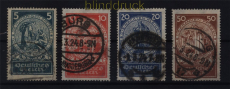 dt. Reich Mi # 351/54 gestempelt Deutsche Nothilfe 1924 (52411)