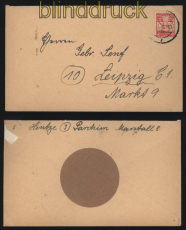 SBZ MI #  18 II EF auf Fernbrief Parchim Januar 1946 nach Leipzig (52284)