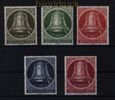 Berlin Mi #  82/86 postfrisch Glocke rechts (52503)