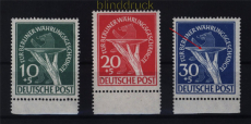Berlin Mi #  68/70 postfrisch mit 70 I Whrungsgeschdigtensatz (52495)