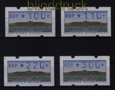 Bund ATM 1993 Mi # 2 Type 1.2 Versandstellensatz 2 postfrisch (52465)