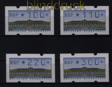 Bund ATM 1993 Mi # 2 Type 1.2 Versandstellensatz 2 postfrisch (52464)