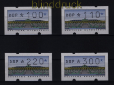 Bund ATM 1993 Mi # 2 Type 1.1 Versandstellensatz 2 postfrisch (52459)