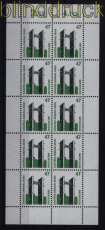 Bund Mi # 1932 postfrisch Sehenswrdigkeiten 10er-Bogen (52633)