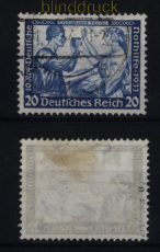 dt. Reich Mi # 505 B gestempelt 20 Pfg. Wagner B-Zhnung gepr. Schlegel (52606)