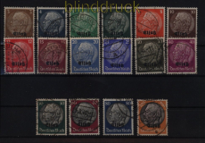 dt. Besetzung 2. WK Elsa Mi # 1/16 gestempelt Aufdrucksatz (52611)