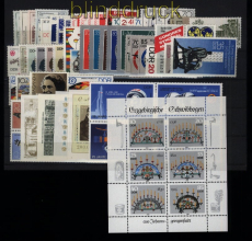 DDR Jahrgang 1986 postfrisch mit Blcken und Kleinbgen (52603)