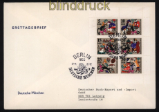 DDR Mi # 1426/31 Ersttagsbrief FDC Deutsche M�rchen (III) Sonderstempel (52581)