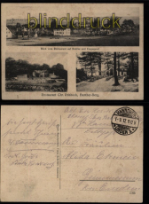 Benthe sw-AK drei Ansichten Benther Berg Feldpost 1917 (d8509)