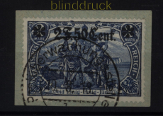 dt. Besetzung 1. WK Etappe West Mi # 12 A gestempelt Briefstck (52709)