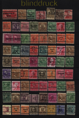 USA Vorausentwertungen 179 Stck siehe Scans (52760)