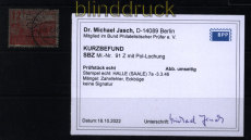 SBZ Mi #  91 Z POL gestempelt Kurzbefund Dr. Jasch BPP (52933)