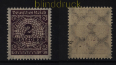 dt. Reich Mi # 315 A W b postfrisch geprft Bauer BPP (52833)