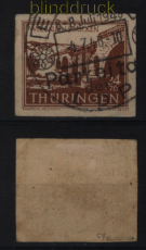 SBZ Mi # 115 c y gestempelt geprft Dr. Jasch BPP (52931)