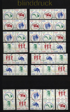 DDR Zusammendrucke Mi # 1039/44 postfrisch WZd 126 - SZd 63  (52961)