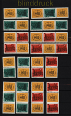 DDR Zusammendrucke Mi # 1012/13 postfrisch WZd 118- SZd 51 Leipziger Mess(52960)