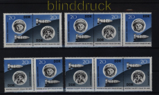 DDR Zusammendrucke Mi #  970/71 postfrisch WZd 80/93 Raumfahrt (52957)