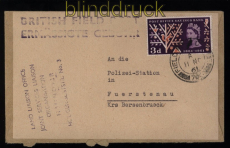 Bund britische Feldpost ermssigte Gebhr Hannover 1961 (52788)