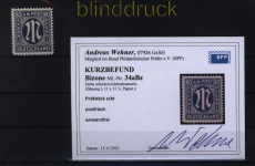 Bi-Zone AM-Post Mi #  34 a B z postfrisch Kurzbefund Wehner BPP (53010)