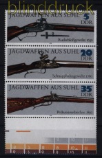 DDR Zusammendrucke Mi # 2376/81 postfrisch SZd 169 L mit Leerfeld (59286)