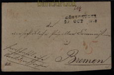 Vorphila-Briefh�lle K�nigstein 1846 doppelt verwendet Usingen (53046)