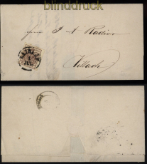 sterreich Mi #    4 X EF Laibach 1.7.1853 nach Villach (53071)