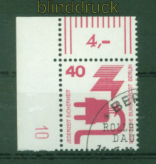 Berlin Mi # 407 DZ 10 gestempelt SSt. Unfallverh�tung (53125)