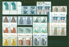 Berlin Mi # 793/874 postfrisch Sehenswrdigkeiten waagerechte Paare (53145)