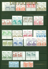 Berlin Mi # 532/677 postfrisch Burgen & Schl�sser waagerechte Paare (53139)