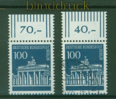 Berlin Mi # 290 OR W postfrisch und gestempelt Brandenburger Tor (53161)