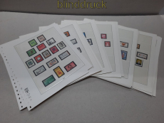 Bundesrepublik Lindner-T Vordrucke Jahrgnge 1972 bis 1981 gebraucht (53195)