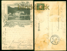 Behringersmhle sw-AK Gruss aus .... Gasthof zur Post 1899  (d8736)