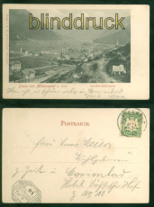 Mittenwald a. Isar sw-AK Isarthal-Reiterspitze 1903 nach Marienbad (d8794)