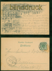 Berlin Vorlufer-AK Gruss aus Krolls Etablissement 1897 Ortskarte (d8881)