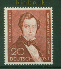 Berlin Mi #  74 postfrisch Albert Lortzing (53214)