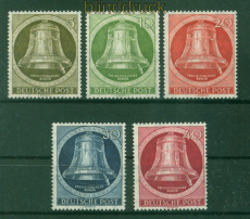 Berlin Mi #  82/86 postfrisch Glocke rechts (53215)
