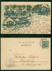Hamburg Harburg  Litho-AK Gru von der Buxtehuder Str. 1899 nach Lneburg(d8953)