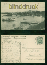 Hamburg sw-AK Alsterlust 1909 nach Varel (d8958)