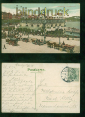 Hamburg farb-AK Alsterpavillon 1908 nach Varel (d8959)