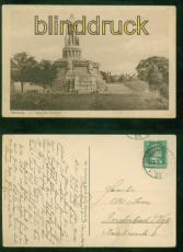 Hamburg sw-AK Bismarck-Denkmal 1926 nach Reichenbach (d8973)