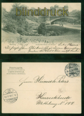 Hamburg sw-AK Kersten-Miles-Brcke mit Seewarte 1904 Ortspostkarte (d8988)