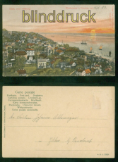Hamburg Blankenese farb-AK Blick vom Sllberg ungebraucht (d8997)
