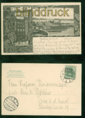 Hamburg sw-AK Hotel Kempinski Jungfernstieg 24 1902 nach Trier (d9002)