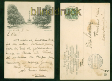 Berlin sw-AK Siegessule 1903 nach Frankfurt (d8899)